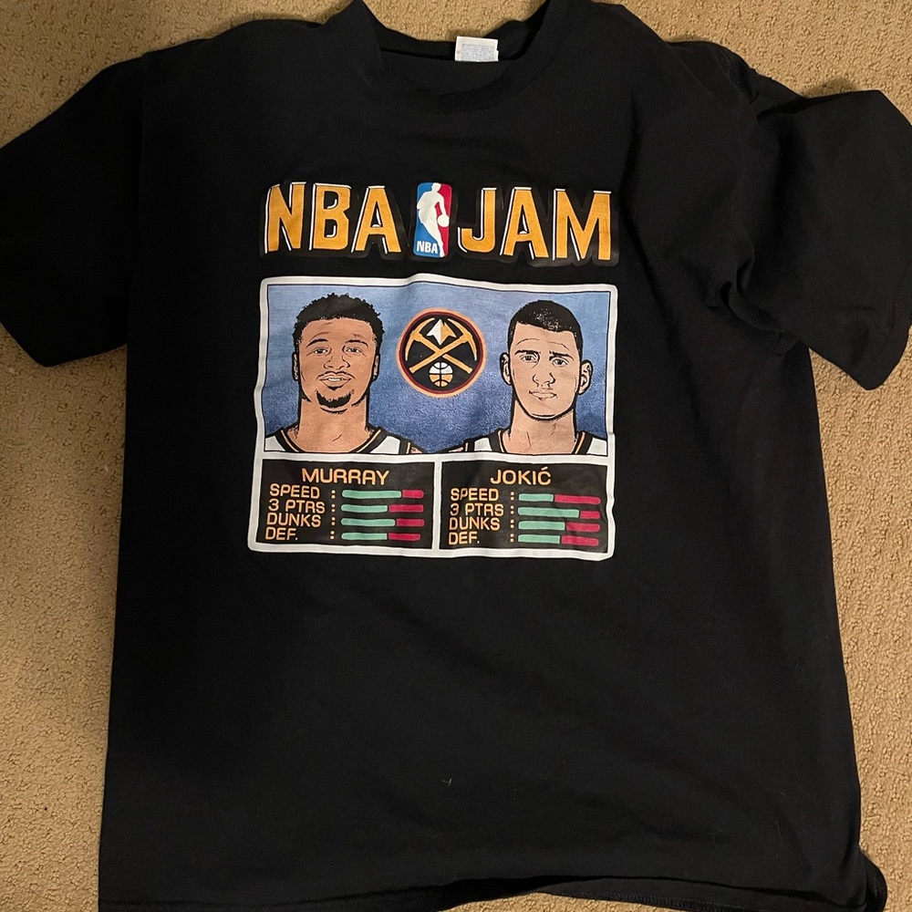 NBA JAM NUGGETS MURRAY AND JOKIC SHIRT